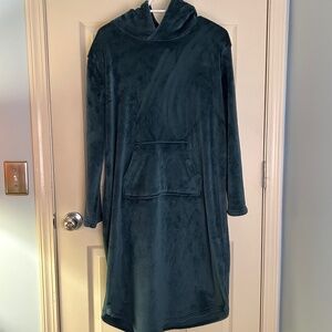 32 Degrees Heat Cozy Plush Lounge/Sleep Shirt Teal Women Sz XLG EUC